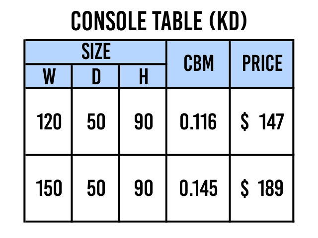 LYCHEEWOOD - Console Table