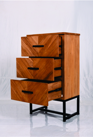 JADIOR - High Dresser 3 Drawers