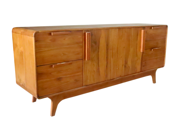 VINTAGE SIDEBOARD 3 DOORS 4 DRAWERS