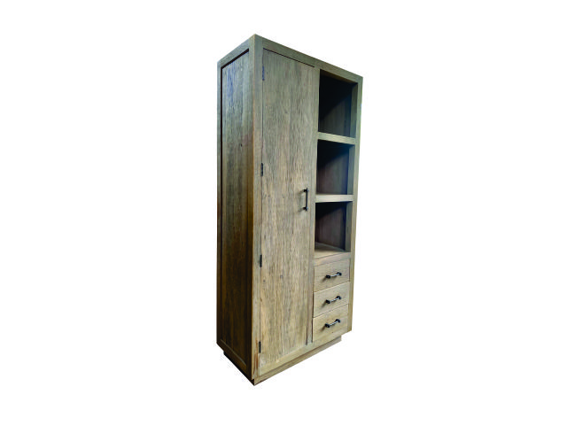 ZENT - Cabinet 1 Door 3 Drawers