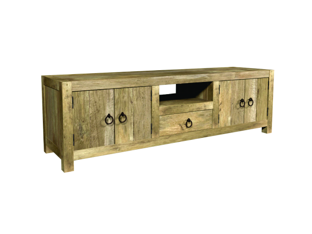 HARVEST - TV  Dresser 4 Doors 1 Drawer 