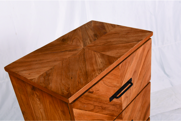 JADIOR - High Dresser 3 Drawers