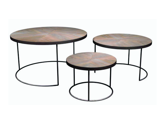 JADIOR - Nesting Table - Round Set of 3