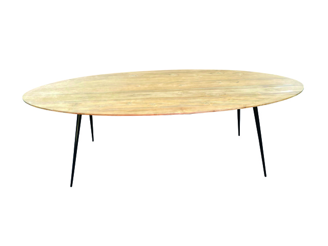 SLIM - Oval Dining Table Cone Legs