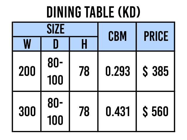 LYCHEEWOOD - Dining Table