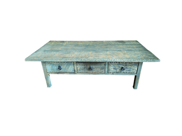 JAVA ANTIQUE - Antique Coffee Table 3 Drawers