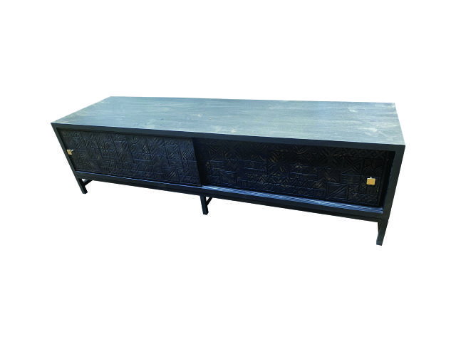 PAPUA - TV Dresser 2 Sliding Doors