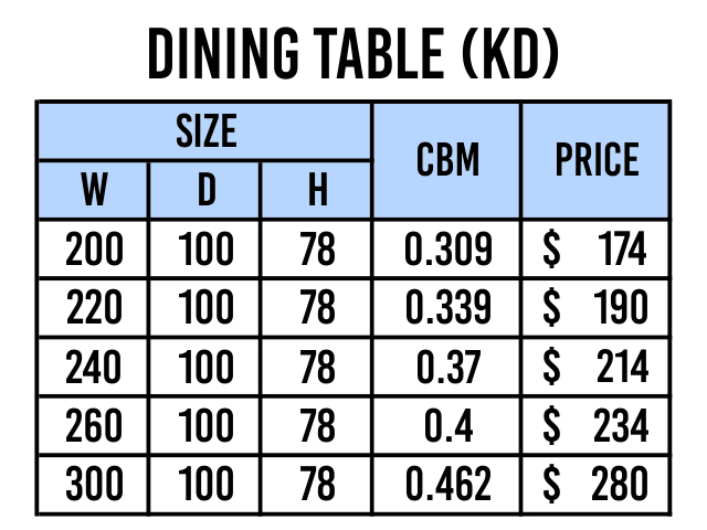 MANHATTAN - Dining Table 180