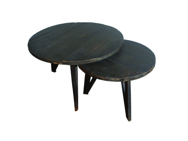 JAVA ANTIQUE - Round Low Table 