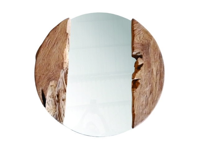 GREEN - Round Mirror