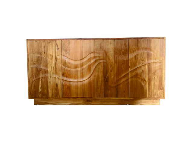 VINTAGE SIDEBOARD CARVING 