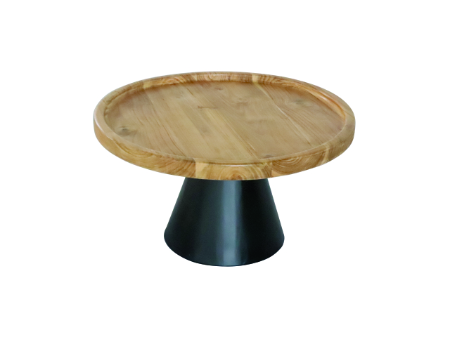 GREEN - Coffee Table Round with Cone Legs