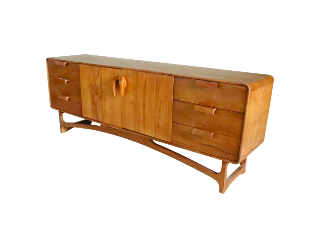 VINTAGE SIDEBOARD 2 DOORS 6 DRAWERS