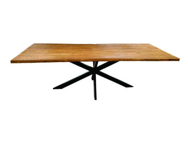 TREE SHAPE - Table Teak Tree Shape Cross Leg