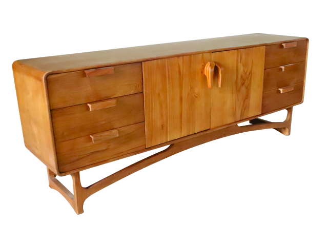 AURORA - VINTAGE SIDEBOARD 2 DOORS 6 DRAWERS