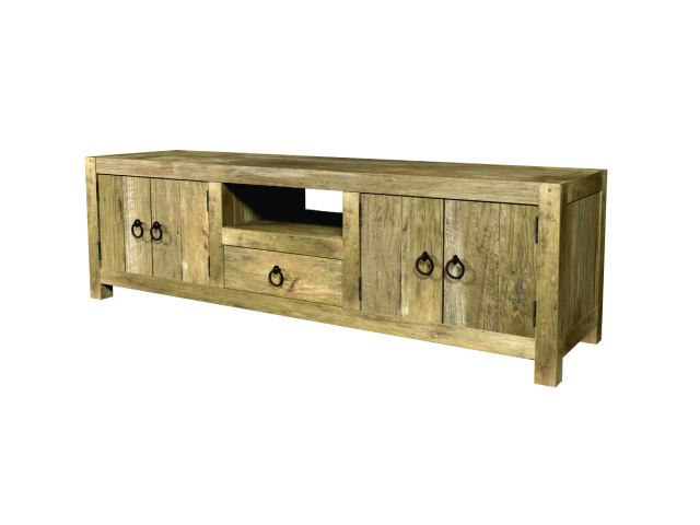 HARVEST - TV  Dresser 4 Doors 1 Drawer 