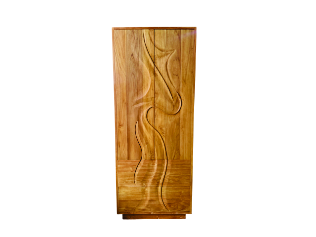 AURORA - VINTAGE CABINET CARVING 2 DOORS 2 DRAWERS