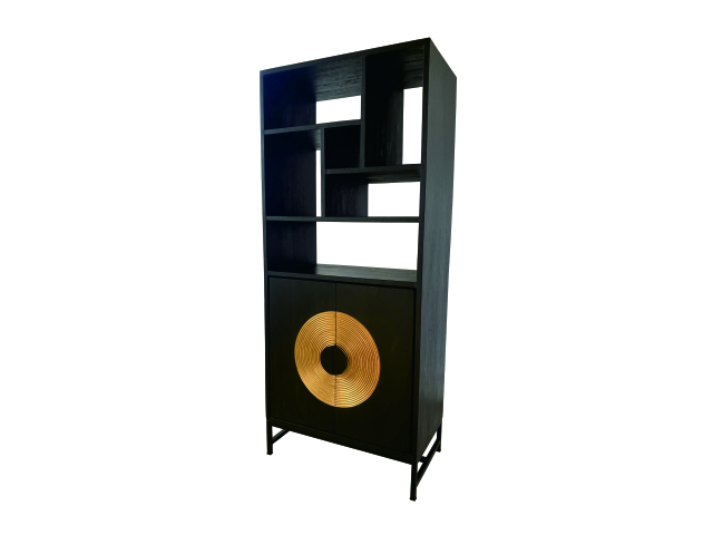 PRADA - Bookrack 2 Doors 6 Open Rack